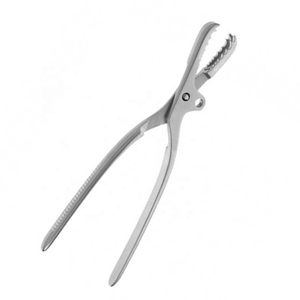 Fuente de alimentación Manual de instrumento médico Farabeuf de acero inoxidable alemán, base quirúrgica de sujeción de hueso largo dentado de 26,0 cm - Product Image 3