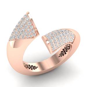 REYES Wholesale 925 Sterling <b>Silver</b> Moissanite Adjustable <b>Wedding</b> <b>Ring</b> Classic Design Engagement Fine Jewelry <b>for</b> <b>Women</b> - Product Image 2