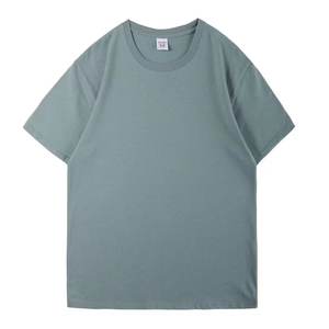 Nouveaux t-shirts élégants en coton uni décontractés et personnalisés pour hommes, vêtements de sport d'été grande taille à col rond pour hommes, vente en gros - Product Image 1