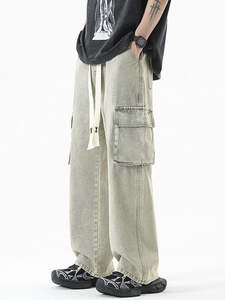 G801 CLAY Jeans pour hommes Fashion Baggy Jeans Pent Men Straight Jeans for Man Stylish - Product Image 6