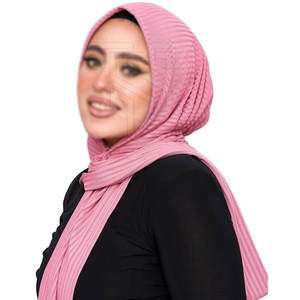 Venta al por mayor a granel duró completamente cubierto Dubai Hijab Casual de moda transpirable algodón/poliéster OEM servicio tradicional musulmán - Product Image 2
