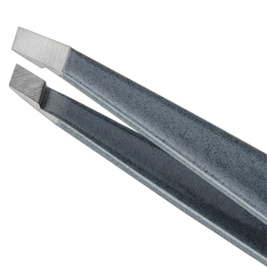 Pince à épiler de haute qualité, couleur grise, en acier métallique, outil de maquillage pour l'épilation des sourcils - Product Image 3