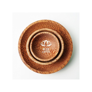 Tazón de Madera de Coco MÁS VENDIDO, Limpio y Pulido, para Servir Ensaladas Orgánicas y como Utensilio Decorativo de Cocina para Cenas Elegantes en el Hogar - Product Image 1