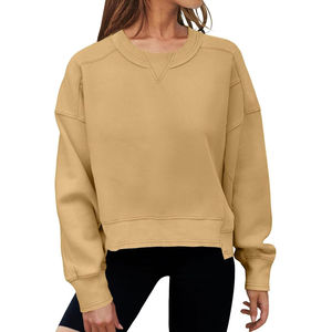 Estilo personalizado OEM mejor nueva sudadera suelta alta calidad precio de fábrica logotipo personalizado diseño mujer pulóver sudadera ropa - Product Image 1