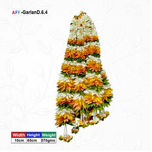 พวงมาลัยดอกไม้ประดิษฐ์ ดอล ลาดี AFF-Garland-6.4 ราคา 1800 บาท/10 ชิ้น {มีสีให้เลือกหลากหลาย} - Product Image 2