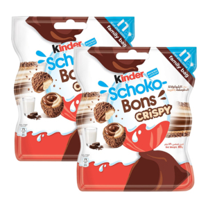 Kinderr Schoko-Bons Crispy 67.2g, Delicias de Chocolate Vegetarianas con Emulsionante Lecitina de Soya - Product Image 1