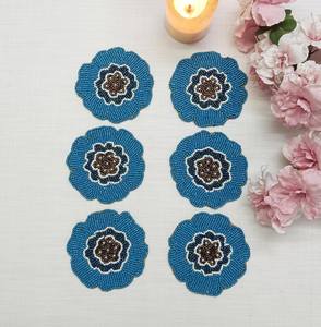 จานรองแก้ววอลนัทชุดรองแก้วไม้วอลนัท-คุณภาพสูง - Product Image 5