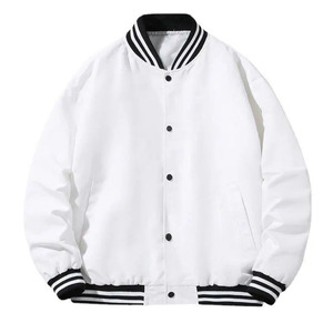 Customized <b>Thin</b> Stand Collar Men's and Women's Varsity Baseball Winter <b>Jacket</b> with Breathable <b>Waterproof</b> Fabric - Product Image 5