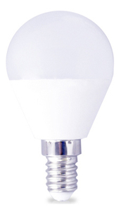Lampada sferica LED economica E14 6W 3000K 520lm 120 45x79mm. (Libertina 4002825) - Product Image 1
