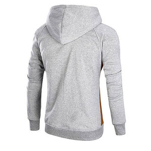Sweats à capuche pour hommes pour une coupe confortable à manches longues motif solide vêtements d'hiver meilleur design sweats à capuche en gros - Product Image 2