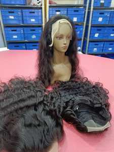 Perruque en cheveux indiens bruts avec fermeture en dentelle à trame cutanée, cheveux individuels attachés à la base et cheveux vierges - Product Image 3