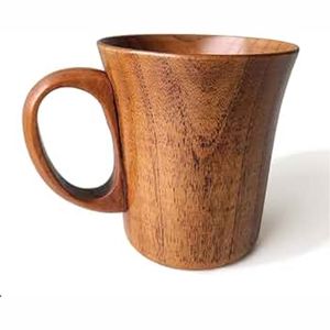 Taza de Cerveza Ecológica de Madera Natural, Taza de Té de Gran Capacidad, Taza de Café Reutilizable Hecha a Mano con Asa para Bar, Pub, Regalo - Product Image 5