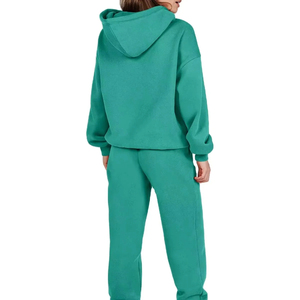 Nueva llegada de las mujeres de talla grande chándal de secado rápido de alta calidad de diseño personalizado patrón sólido servicio OEM chándal de talla grande - Product Image 3