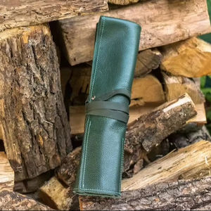 Bolsa de cuchillo de cuero sintético rodante portátil, mochila, funda de cuchillo de Chef de cocina duradera con OEM - Product Image 1