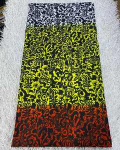 Authentic Nigerian Wax Printed <b>Cotton</b> <b>Fabric</b> for Women Ideal for Dresses Sewing and Fashion Projects by Hitjem Botswana - Product Image 1