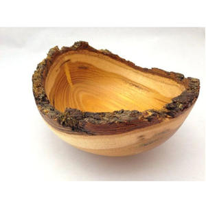 Impresionante diseño brillante acabado forma ovalada tamaño personalizado tazón de masa de madera para cocina propósito decoración del hogar Decoración de mesa - Product Image 6