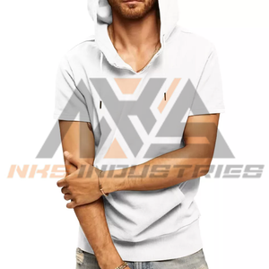 Camiseta Deportiva Unisex de Manga Corta con Capucha |   Sudadera Deportiva Ligera de Verano para Ejercicio y Fitness - Ecológica y de Secado Rápido - Product Image 4