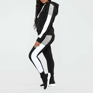 Conjunto de Sudadera con Capucha y Pantalones Ajustados de Alta Calidad, Ligeros, Elegantes, Anti-Pilling, 100% Algodón, Mangas Largas, Chándal - Product Image 2