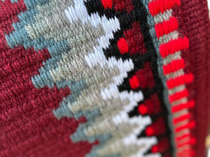 Almohadillas de sillín Western Show con forma contorneada de lana inspiradas en Navajo, tejidas a mano con excelentes características - Product Image 5