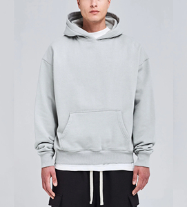 Haute qualité 100% coton sweats à capuche 500gsm surdimensionné pull lourd Streetwear Designer graphique personnalisé bouffée impression hommes à capuche - Product Image 4