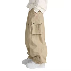 Wholesale Price Casual Lightweight Polyester/Cotton Loose Fit Trending <b>Baggy</b> Cargo <b>Trouser</b> High Quality Snow Wear 2026 - Product Image 2