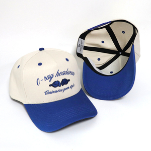 Gorras de béisbol bordadas de algodón de dos tonos personalizadas para hombre, estilo deportivo informal sencillo, sombreros de marca al por mayor del proveedor - Product Image 4
