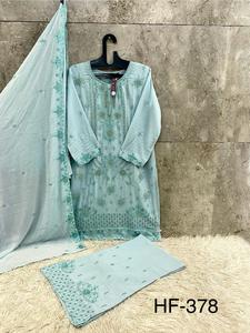Colección Premium de Trajes Salwar de Georgette con Bordado, Fabricante y Proveedor de Moda Femenina de Surat - Product Image 6