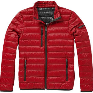 Veste d'hiver légère pour hommes, manteau chaud, veste bouffante, col montant, fermeture à glissière avec poches - Product Image 1