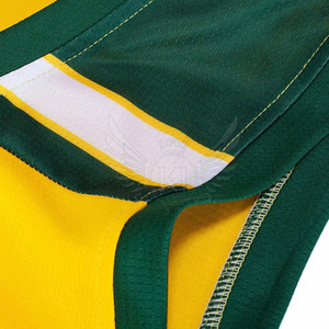 Uniformes de baloncesto antiarrugas para hombres fabricados en poliéster de material duradero profesional - Product Image 4