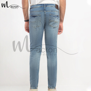 Jeans de Mezclilla de la Mejor Calidad, Fáciles de Usar, con Agujeros a la Moda, Transpirables, de Tiro Medio, para Jóvenes - Product Image 4