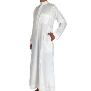 Venta al por mayor Thobe Hombres Ropa musulmana Estilo árabe saudita Al Daffah Nueva llegada Hombres Thobe / Thawb Manga larga Todos los colores Thobe - Product Image 1