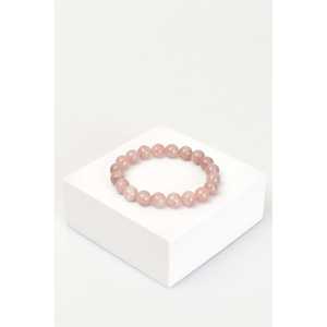 <b>Rose</b> <b>Quartz</b> Natural Stone <b>Bracelet</b> 10 mm - Product Image 1
