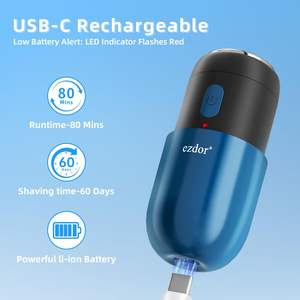 Mini Afeitadora Eléctrica USB-C, Compacta y Portátil, Potente para Hombres y Mujeres, Afeitadora Corporal Impermeable - Product Image 5