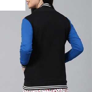Chaqueta Universitaria Personalizada con Estampado Recortado para Mujer, Estilo Béisbol, Chaqueta Letterman de Escuela Secundaria, OEM ODM - Product Image 3