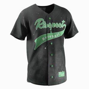 Factory Wholesale Custom <b>Mens</b> Baseball Jersey <b>Pullover</b> Breathable Sportswear Team Uniform Top - Product Image 1