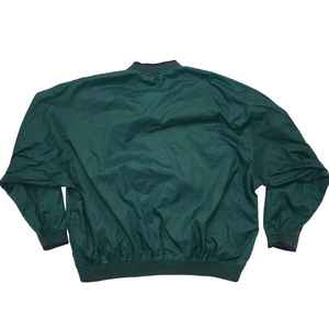 Chaqueta Bomber Verde Unisex de Nailon Personalizada, Ligera, con Cuello en V, Ropa Deportiva con Logotipo Bordado, Sudaderas con Capucha - Product Image 2