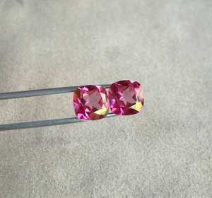 Topacio rosa no calentado corte de 4mm a 6mm facetado suelto Topacio Rosa recubierto de piedras preciosas naturales a precios de mayorista - Product Image 4