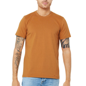 T-shirt unisexe respirant en coton jersey uni pour homme, sérigraphie, été - Product Image 6