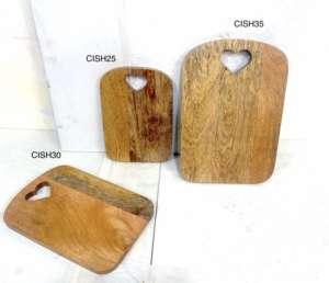 Planche à découper en bois d'acacia durable avec poignée, épaisseur 1,5 cm, pour charcuterie, livraison gratuite - Product Image 3