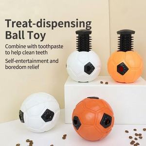 Dispensador <span class=keywords><strong>de</strong></span> Golosinas para Perros con Forma <span class=keywords><strong>de</strong></span> Balón <span class=keywords><strong>de</strong></span> Fútbol, Juguete Interactivo <span class=keywords><strong>de</strong></span> Rompecabezas, Comedero Lento para Perros Pequeños y Medianos - Product Image 3