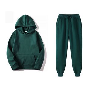 Ensemble de survêtement 2 pièces pour homme, survêtement uni, de haute qualité, avec Logo personnalisé, pour entraînement et Jogging, nouvelle collection automne 2023 - Product Image 6