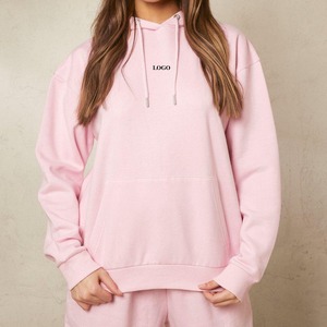 Jersey de alta calidad, sudaderas con capucha de lana de estilo transpirable para mujer, de gran tamaño Hop Hip, logotipo personalizado, servicio OEM disponible 2026 - Product Image 1