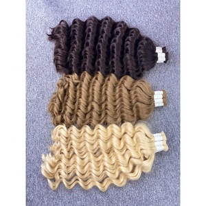 Vente en gros 100% cheveux humains vierges naturels bouclés et droits du Vietnam pour femmes noires - Product Image 5