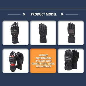 Avec votre propre logo Gants de moto noirs Anti Impact Motocross Doigt complet Gants de moto pour hommes Gants tactiques d'extérieur - Product Image 4