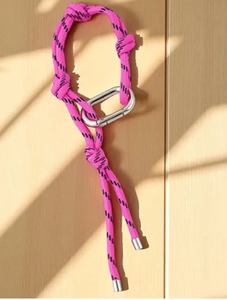 LLavero de cuerda simple para bolsos | Colgante de llave y monedero | Accesorio de decoración de bolso ligero | Colgante de estilo de bucle informal - Product Image 5