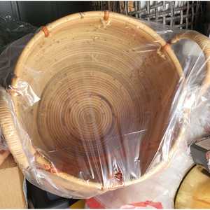 Accesorio de decoración del hogar cesta de ratán bohemio - Product Image 3