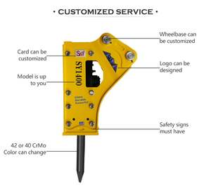 <span class=keywords><strong>Martillo</strong></span> <span class=keywords><strong>Demoledor</strong></span> Hidráulico VitoTech VT1350, <span class=keywords><strong>Precio</strong></span> de Fábrica en Yantai, Cincel de 135 mm, <span class=keywords><strong>Martillo</strong></span> de Alto Impacto para Romper Rocas - Product Image 3