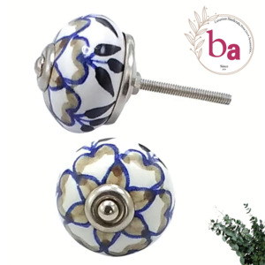 ลูกบิดเซรามิกทันสมัยที่สวยงามมือจับตู้นิกเกิลสำหรับห้องครัวห้องนอนห้องน้ำโต๊ะเครื่องแป้งห้องนั่งเล่น-650 CK - Product Image 1