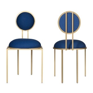 Taburete Alto de Lujo para Bar, Silla de Ocio, Taburetes para Cafetería, Restaurante, Salón, Estilo Nórdico, Patas de Metal, Restaurante 2023 - Product Image 5