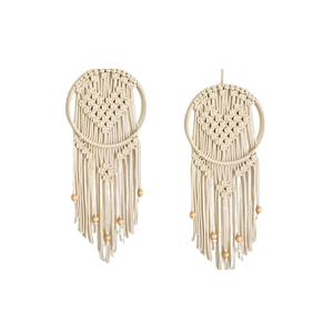 Attrape-rêves artisanal au design élégant pour chambre à coucher Tenture murale en macramé Prix de gros pour la décoration de la maison Décoration de salon - Product Image 1